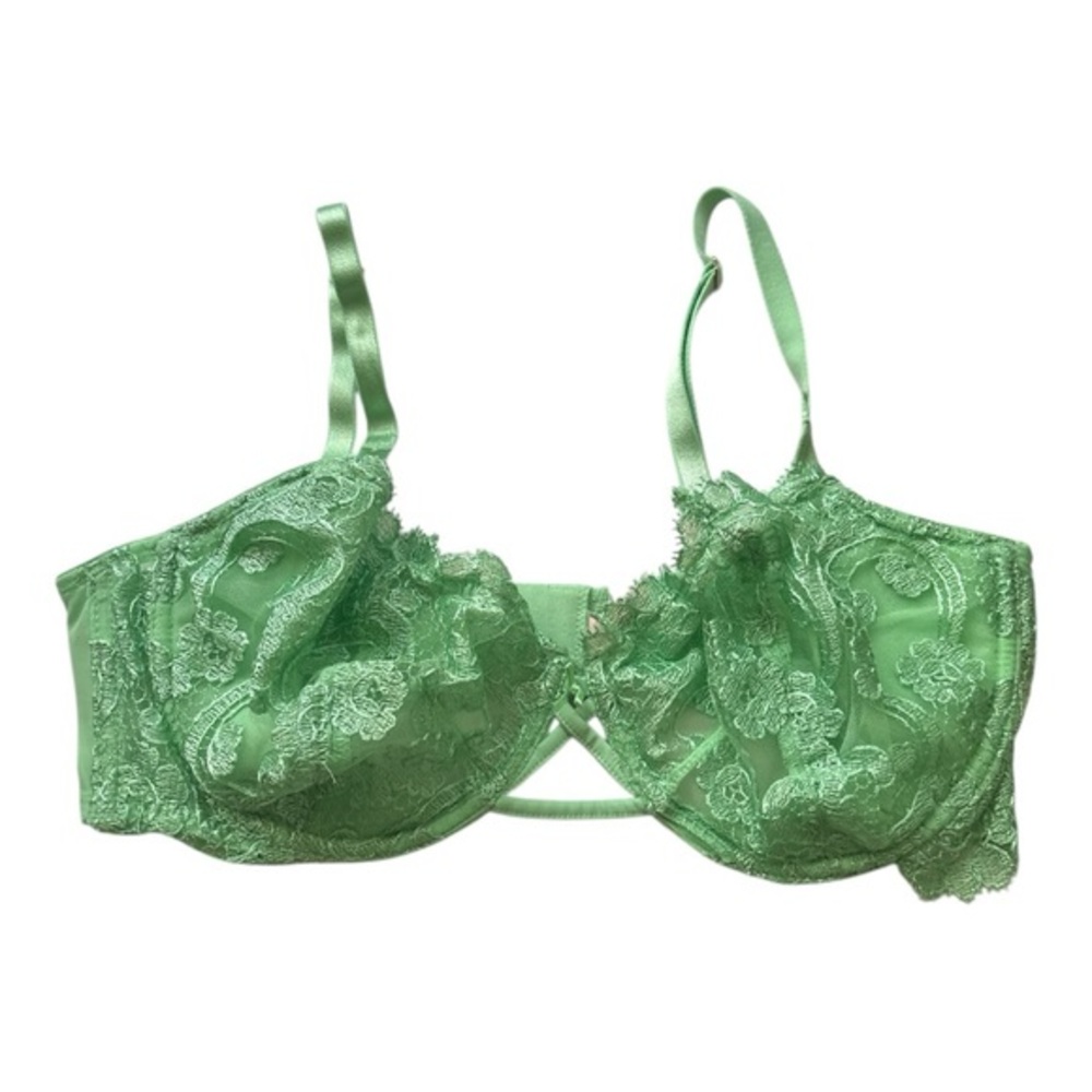Victoria's Secret Dream Angels Wicked Push-up Bra 34DD *Green Boho*